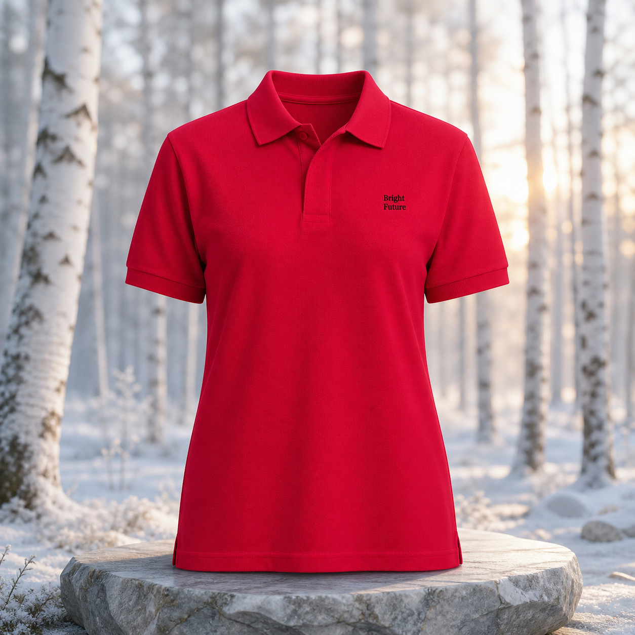 Bright Future Premium Piqué Polo Shirt