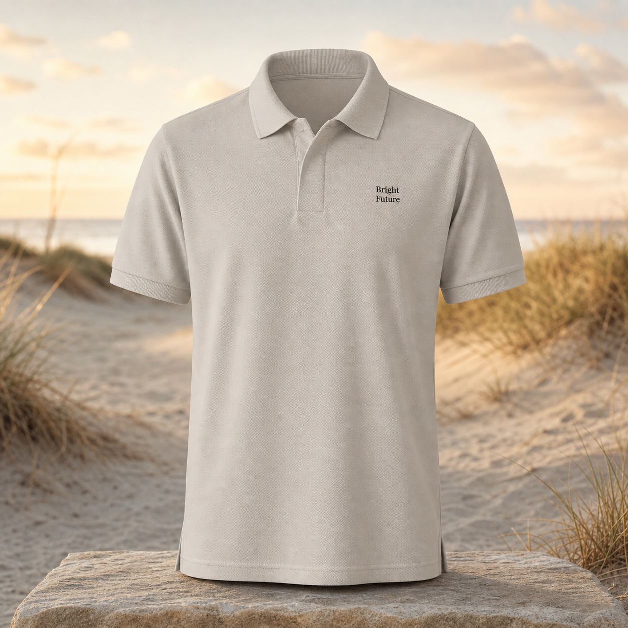 Bright Future Premium Piqué Polo Shirt