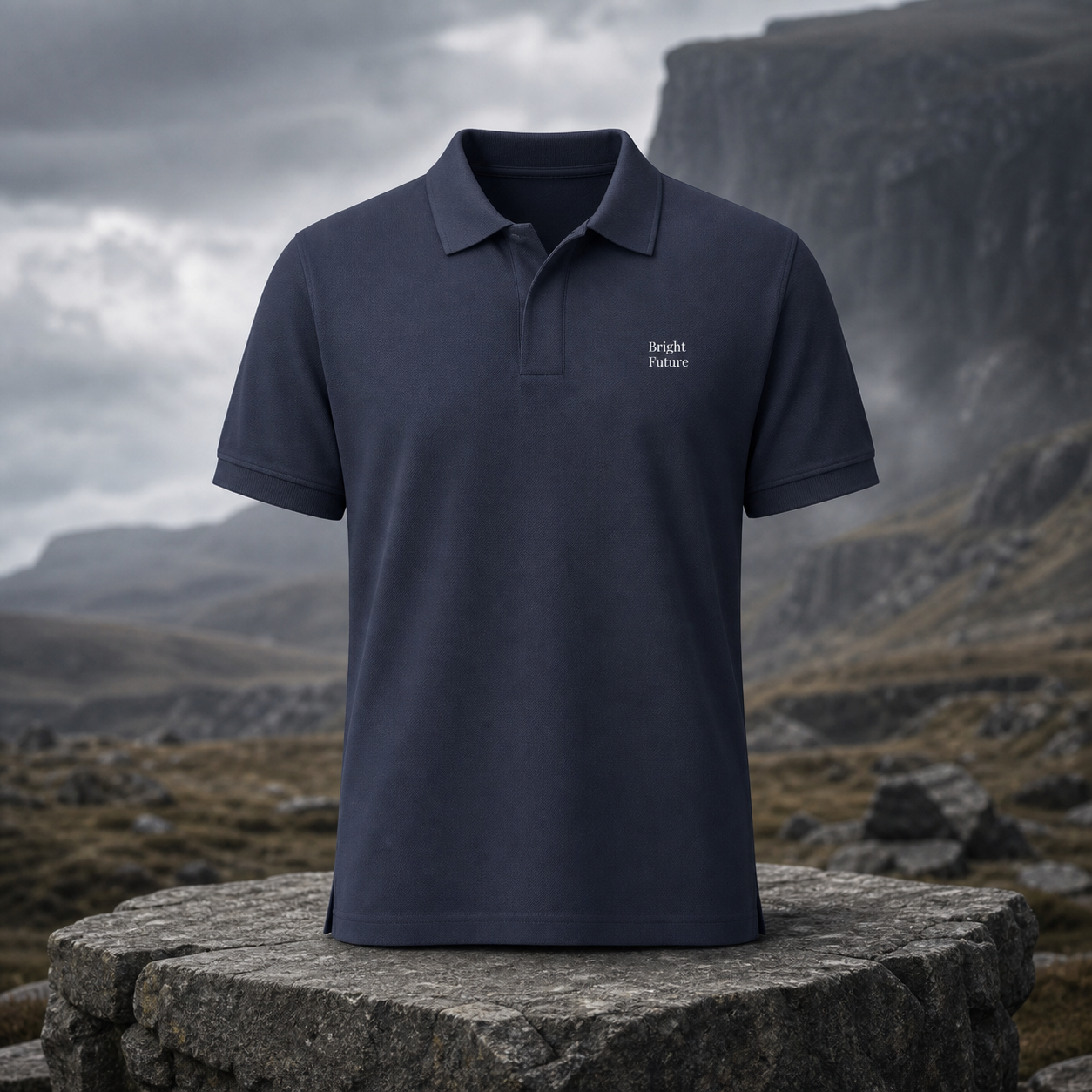Bright Future Premium Piqué Polo Shirt