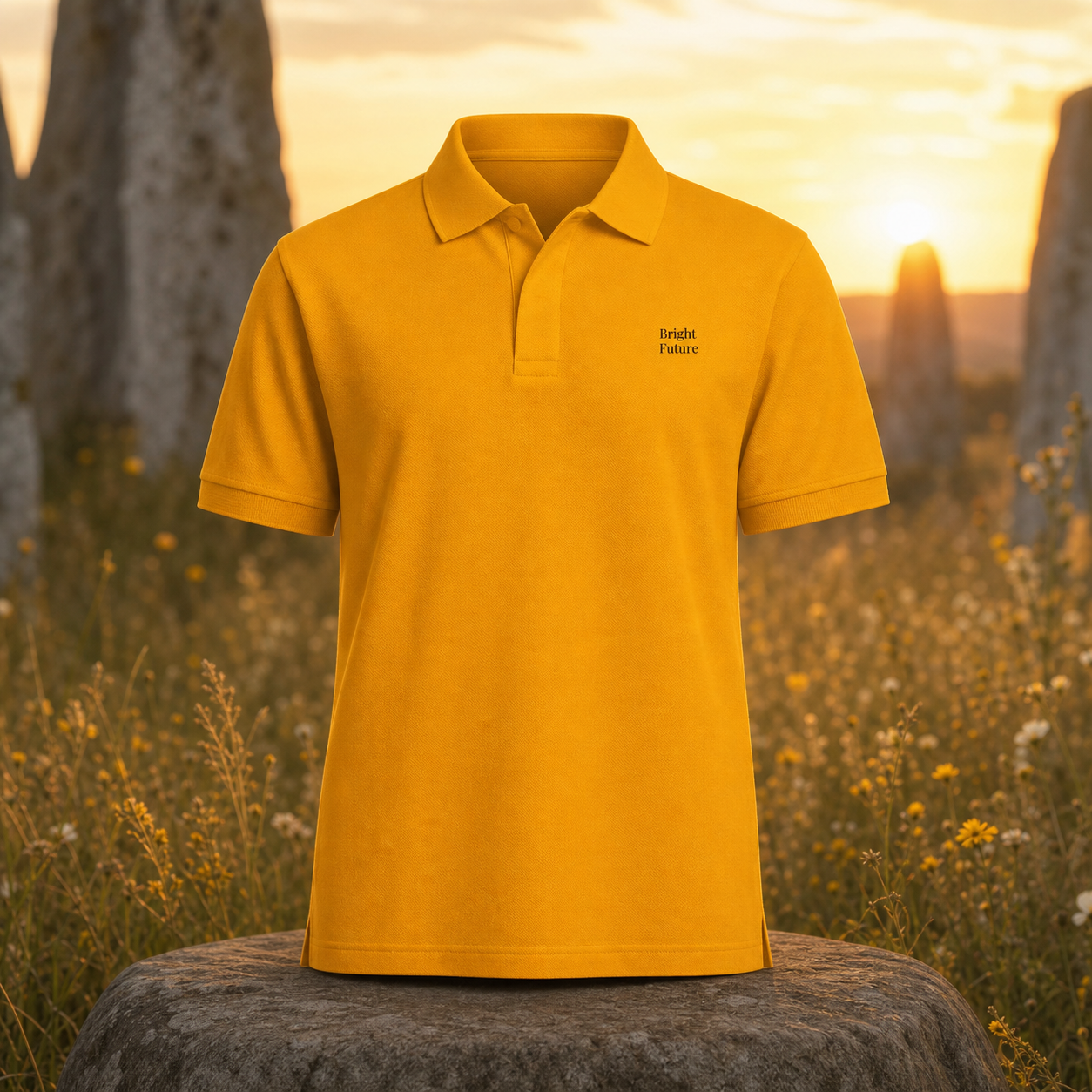 Bright Future Premium Piqué Polo Shirt