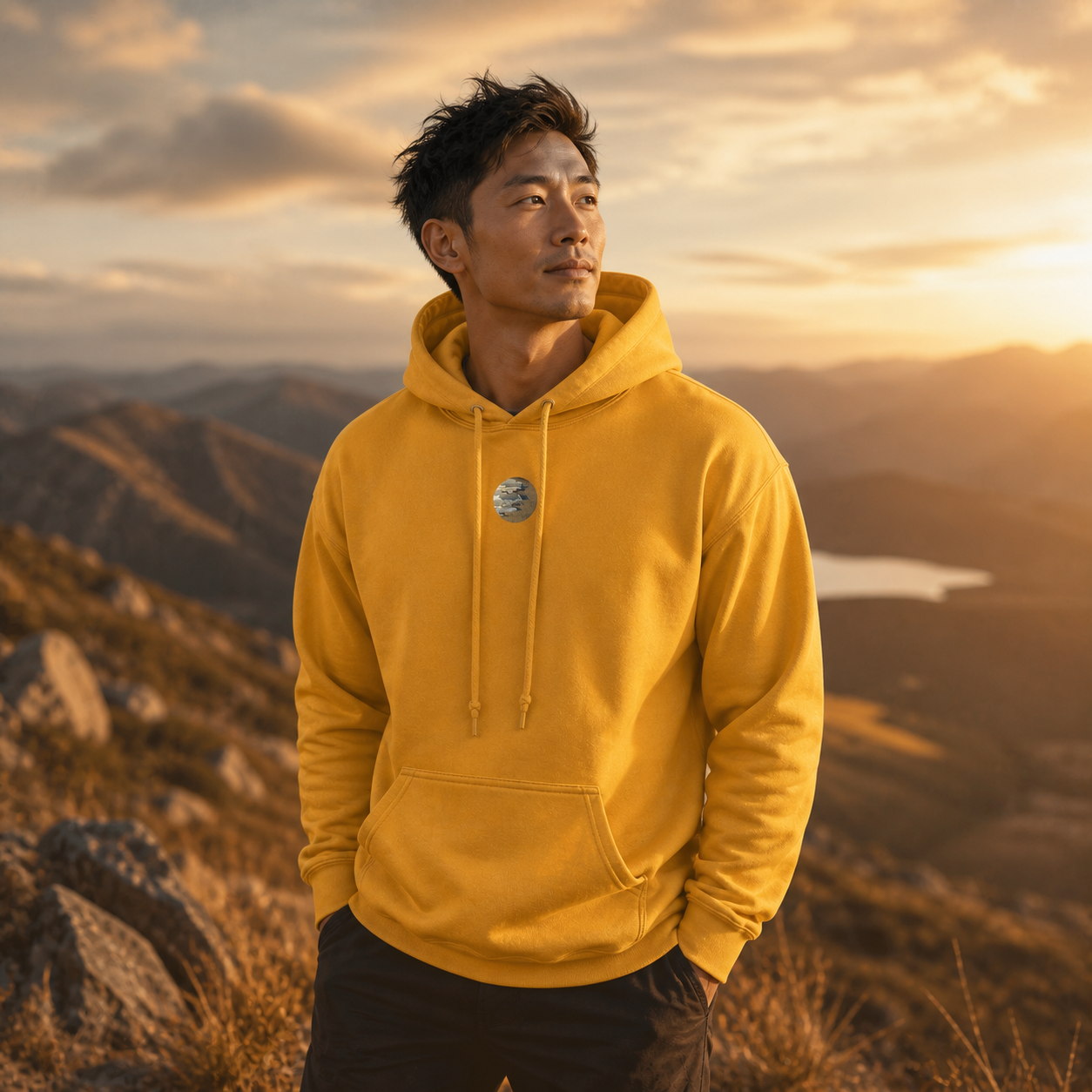Jupiter Planet Hoodie in Gold – Bright Future product image