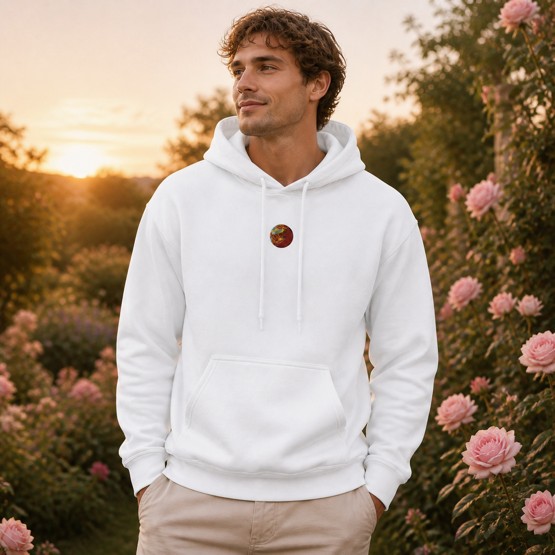 Venus Planet Hoodie in White – Bright Future product image