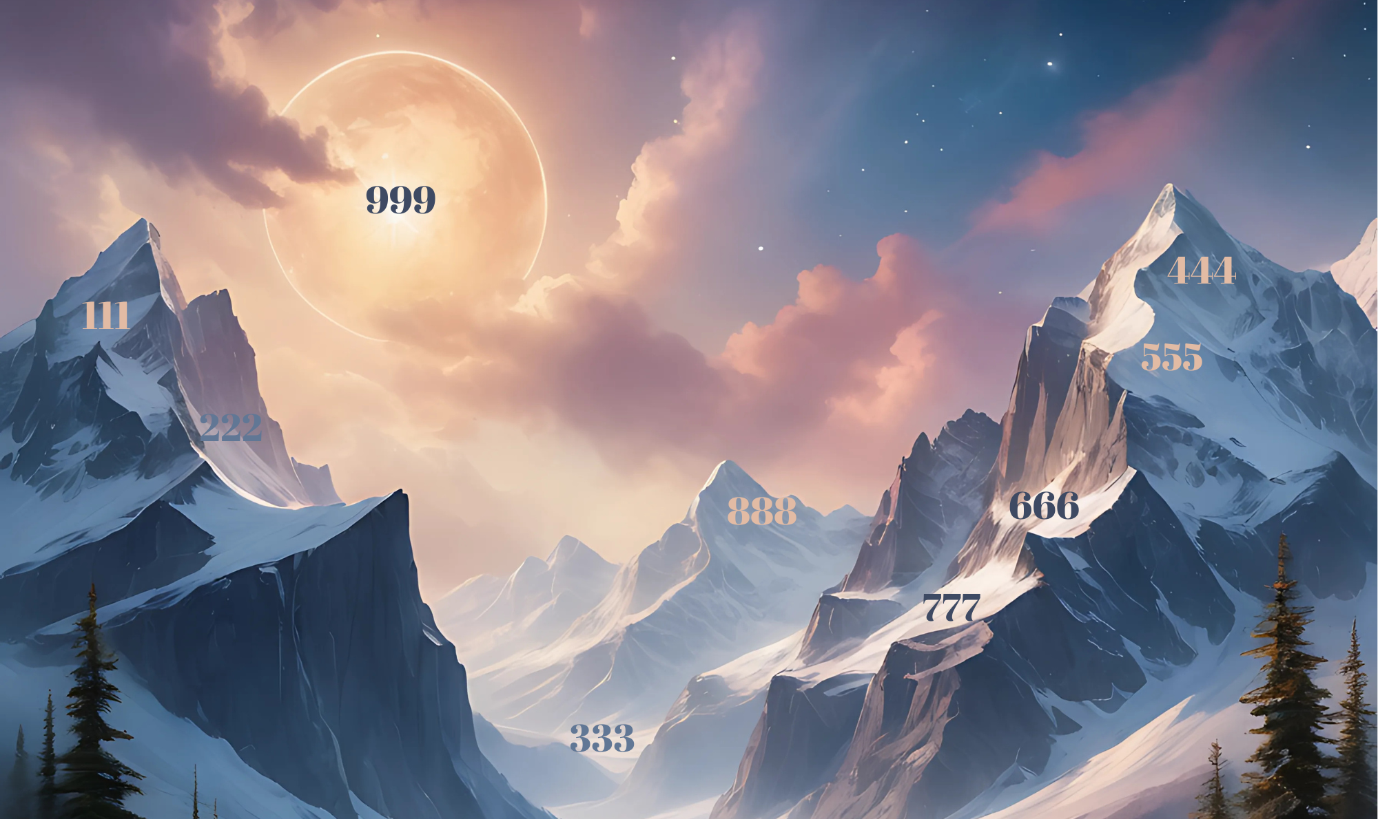 Mountain Angel Numbers Collection