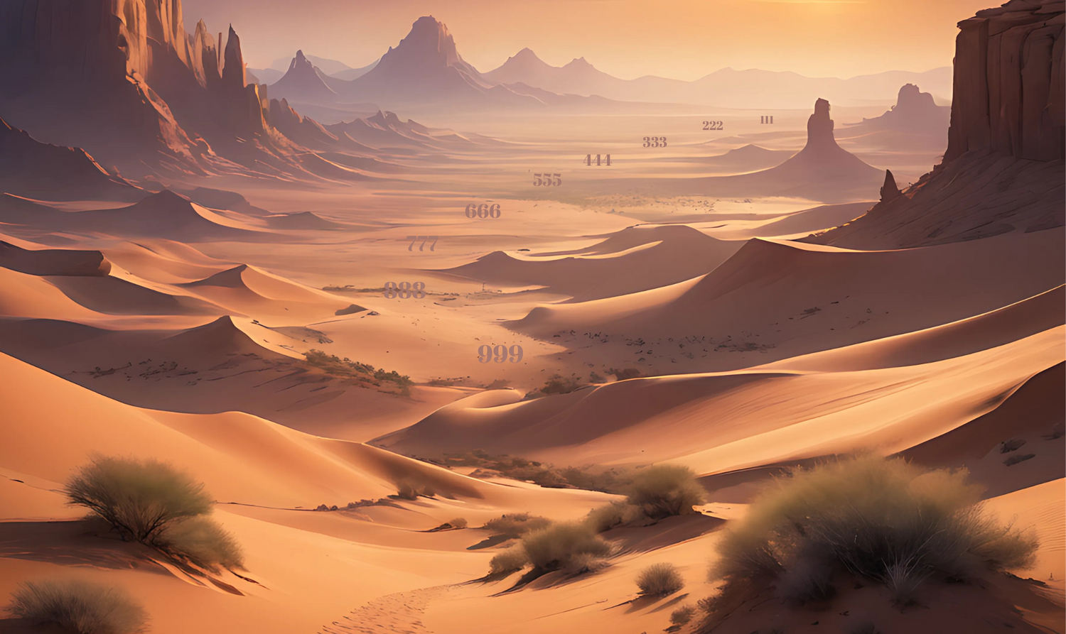 Desert Angel Numbers Collection