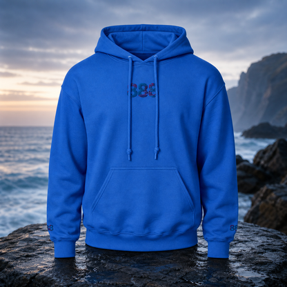 888 Ocean Angel Number Hoodie – Bright Future product image