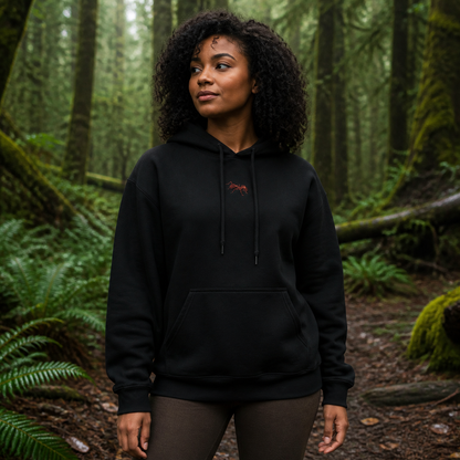 Ant Hoodie – Strength in Unity in Black – Bright Future product image