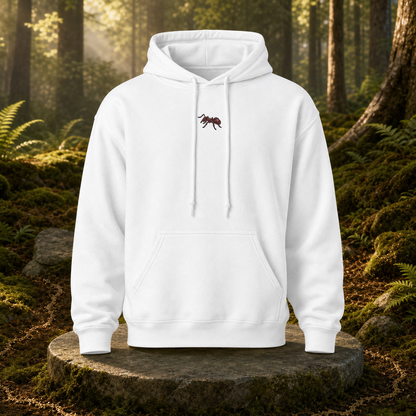 Ant Hoodie – Strength in Unity in White – Bright Future product image