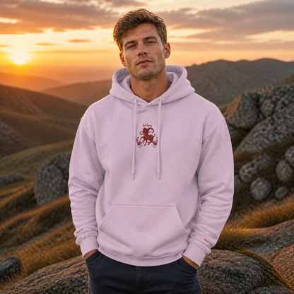 Aries Zodiac Hoodie in Light Pink – Bright Future product image