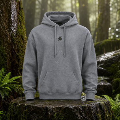 Beetle Hoodie – Resilience &amp; Renewal in Graphite Heather – Bright Future product image
