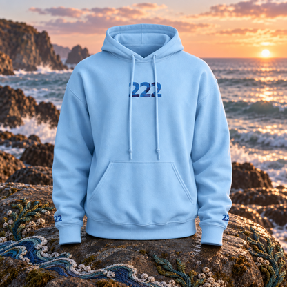 222 - Ocean - Balanced Alignment — original product design in a realistic scene with embroidered environmental details.