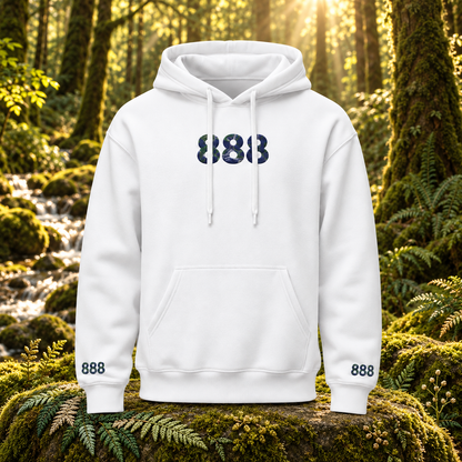 888 -  Forest - Infinite Abundance — original product design in a realistic scene with embroidered environmental details.