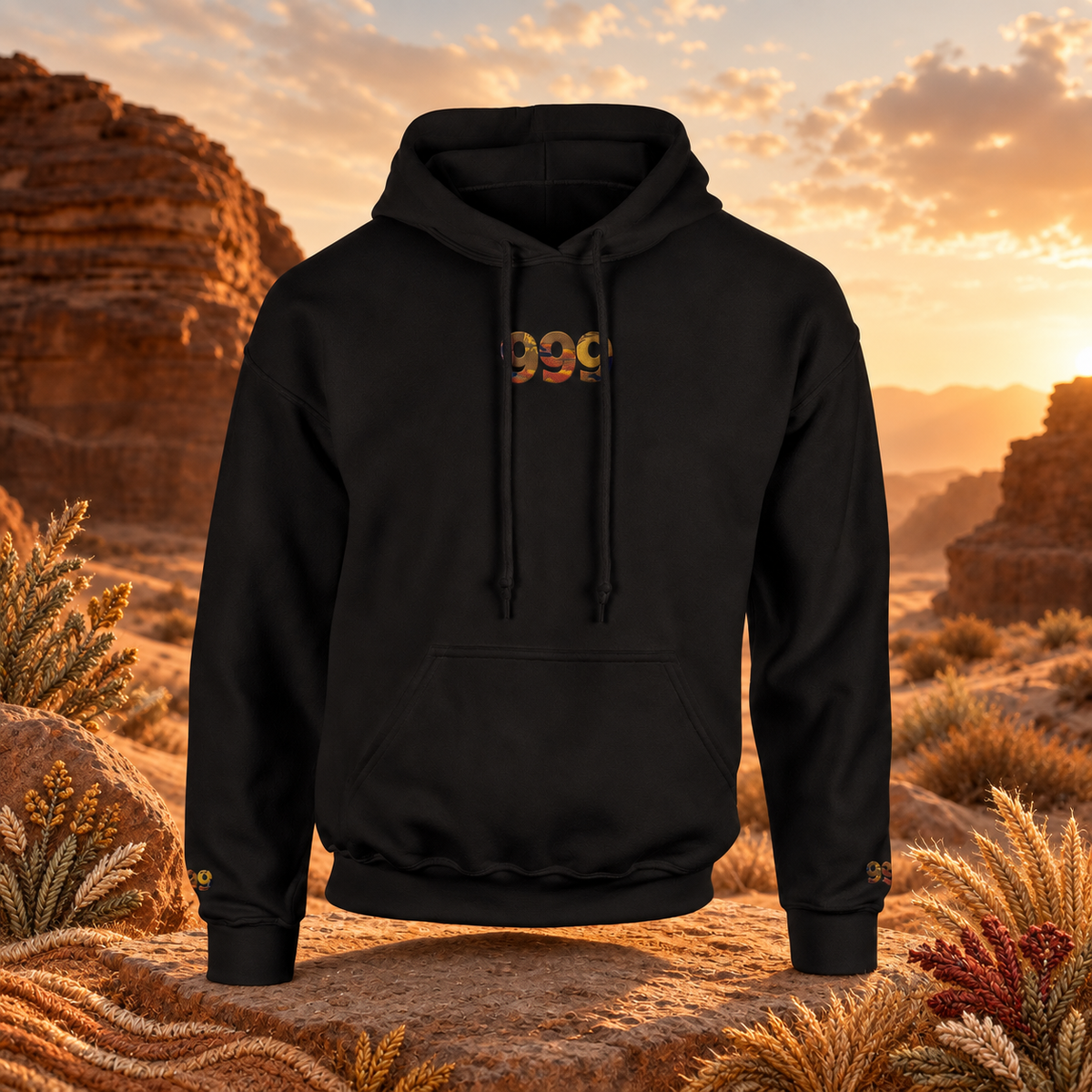 999 - Desert - Completion Renewal — original product design in a realistic scene with embroidered environmental details.