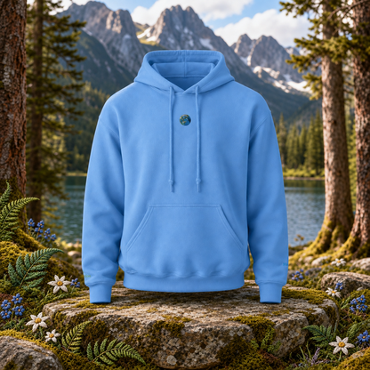🌍 Earth – The Foundation — original product design in a realistic scene with embroidered environmental details.