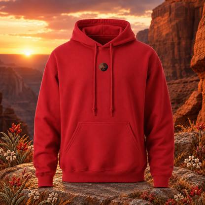 ♂ Mars – The Warrior — original product design in a realistic scene with embroidered environmental details.