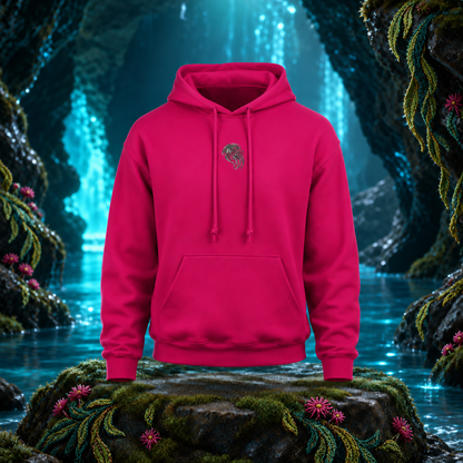 The Jellyfish – Flow, Light &amp; Surrender — original product design in a realistic scene with embroidered environmental details.