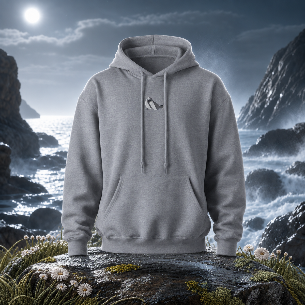 The Seal – Imagination, Emotion &amp; Transformation — original product design in a realistic scene with embroidered environmental details.
