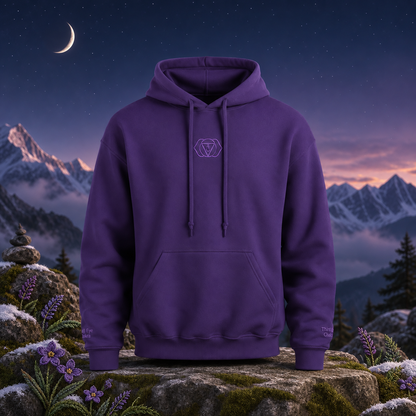 Third Eye Chakra (Ajna) — original product design in a realistic scene with embroidered environmental details.