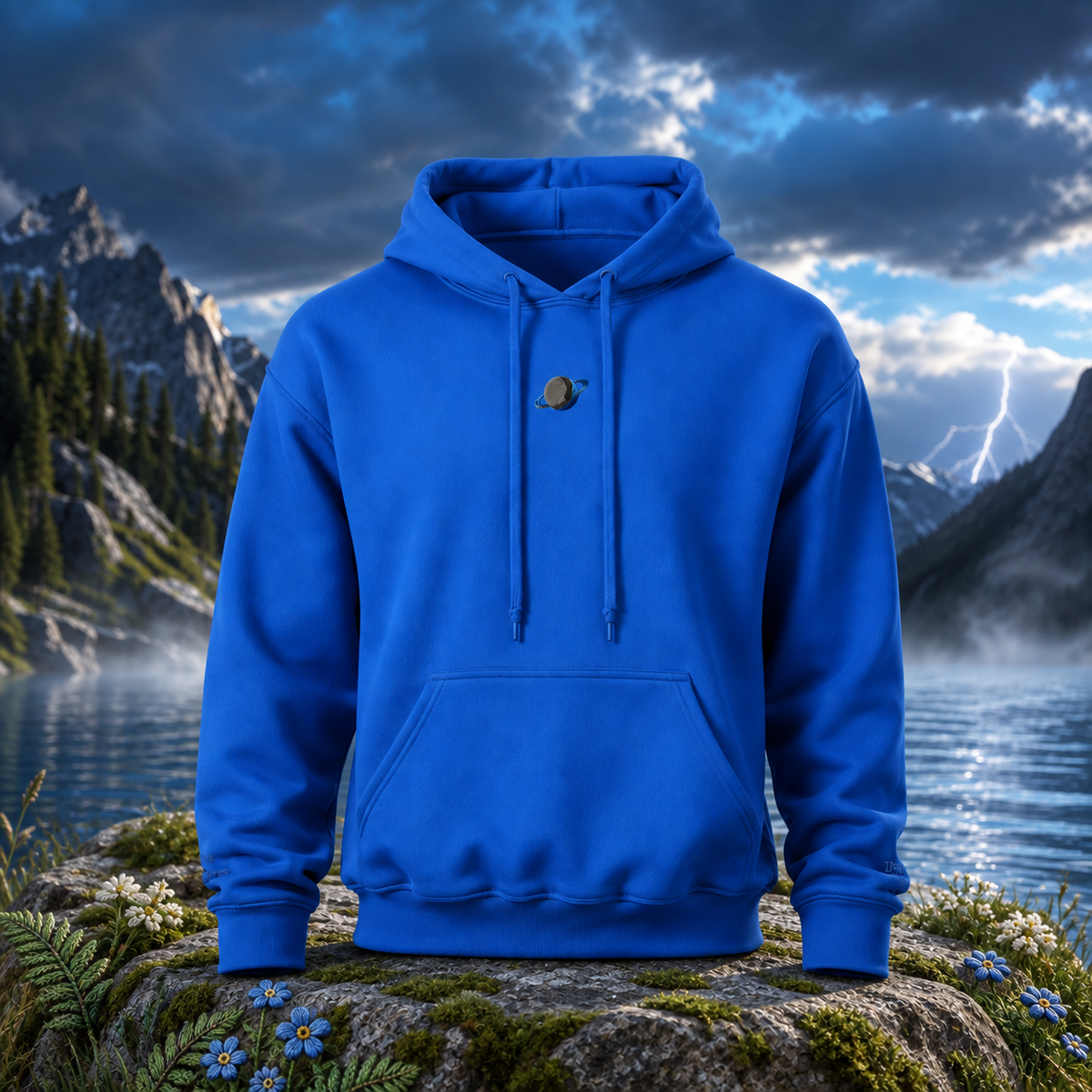 ♅ Uranus – The Awakener — original product design in a realistic scene with embroidered environmental details.
