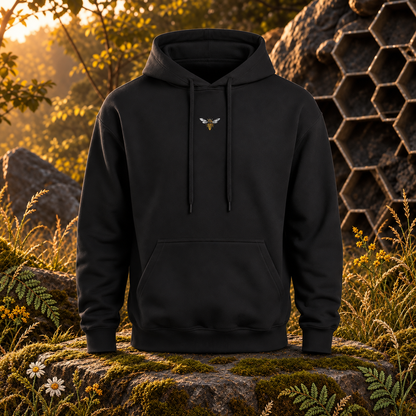 Wasp – Focus &amp; Determination — original product design in a realistic scene with embroidered environmental details.