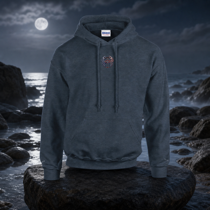 Cancer Zodiac Hoodie in Dark Heather – Bright Future product image