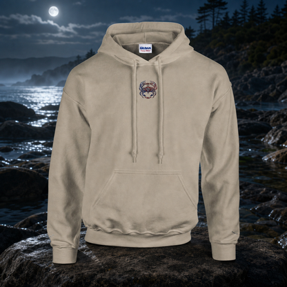 Cancer Zodiac Hoodie in Sand – Bright Future product image