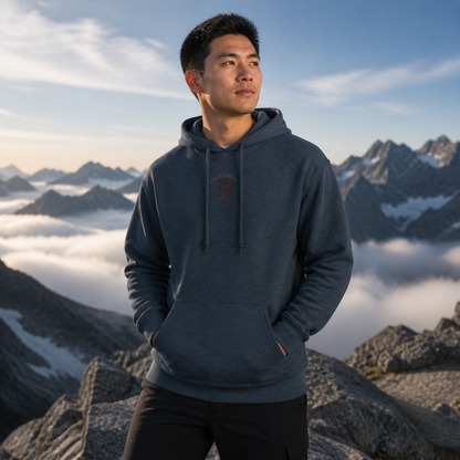 Capricorn Zodiac Hoodie in Dark Heather – Bright Future product image