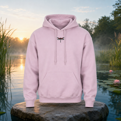 Dragonfly Hoodie – Change &amp; Clarity in Light Pink – Bright Future product image