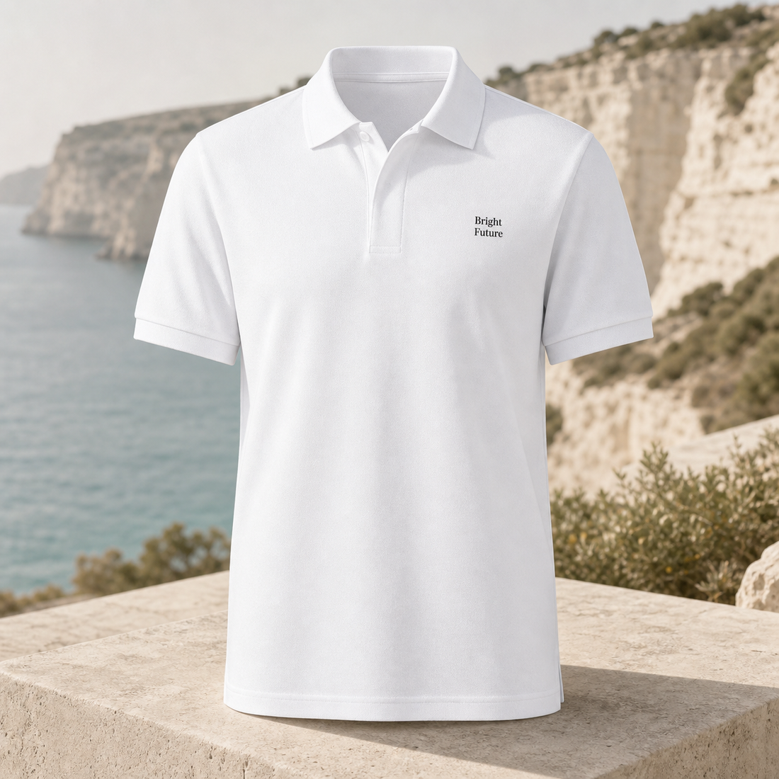 Bright Future Premium Piqué Polo Shirt