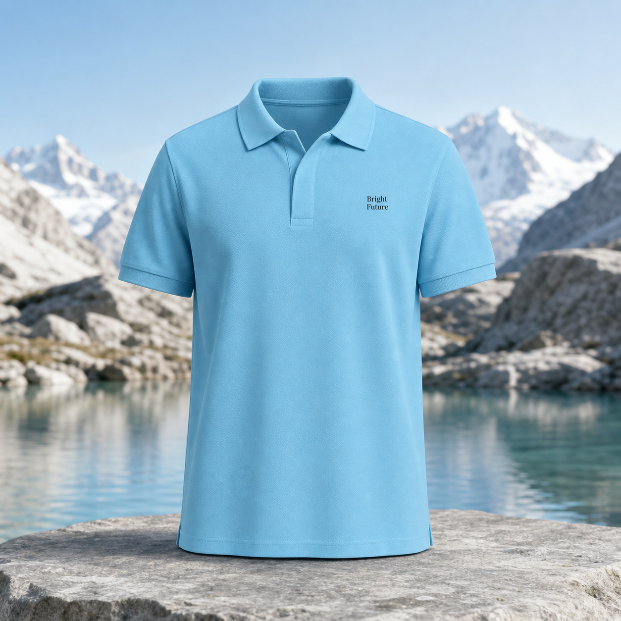 Bright Future Premium Piqué Polo Shirt