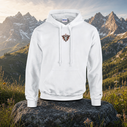 Goat Chinese Zodiac Hoodie in White – Bright Future product image