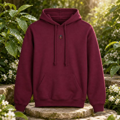 Ladybird Hoodie – Luck &amp; Protection in Maroon – Bright Future product image
