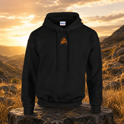 Leo Zodiac Hoodie in Black – Bright Future product image