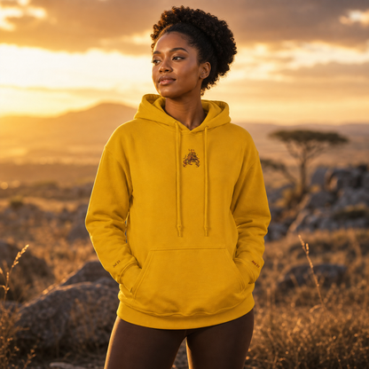 Leo Zodiac Hoodie in Gold – Bright Future product image