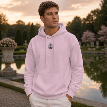 Libra Zodiac Hoodie in Light Pink – Bright Future product image