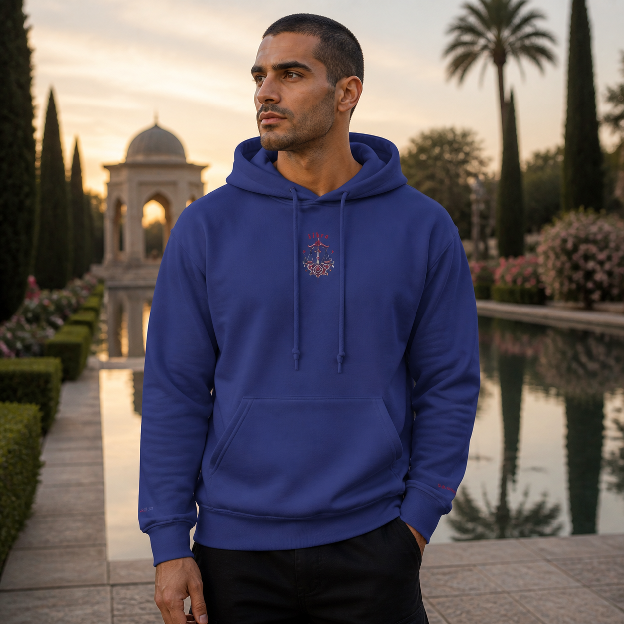 Libra Zodiac Hoodie in Purple – Bright Future product image