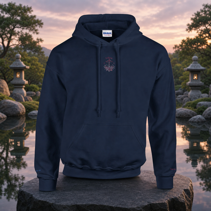 Libra Zodiac Hoodie in Navy – Bright Future product image