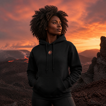 Mars Planet Hoodie in Black – Bright Future product image