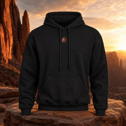 Mars Planet Hoodie in Black – Bright Future product image