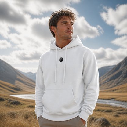 Mercury Planet Hoodie in White – Bright Future product image