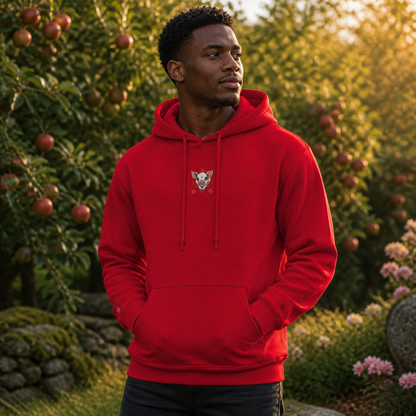 Pig Chinese Zodiac Hoodie in Cherry Red – Bright Future product image