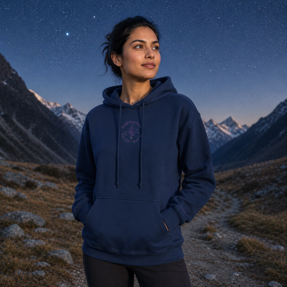 Sagittarius Zodiac Hoodie in Navy – Bright Future product image