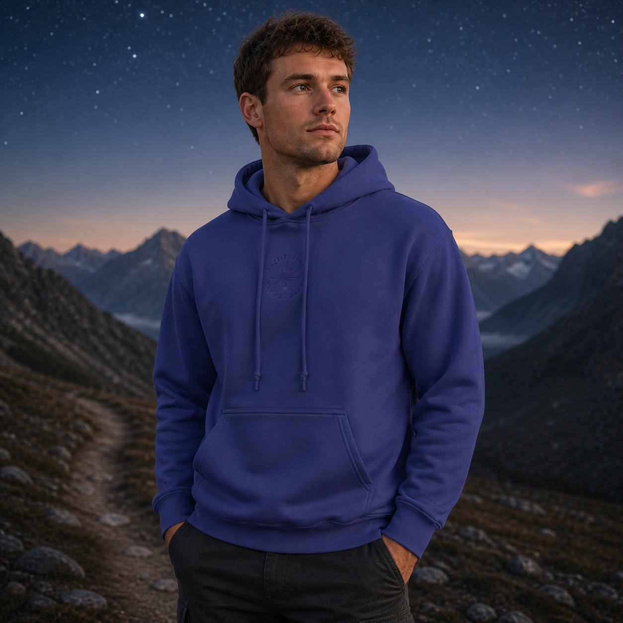 Sagittarius Zodiac Hoodie in Purple – Bright Future product image