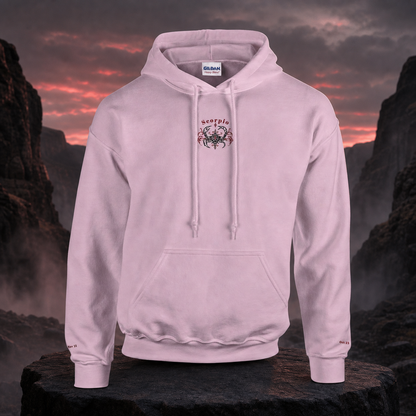 Scorpio Zodiac Hoodie in Light Pink – Bright Future product image