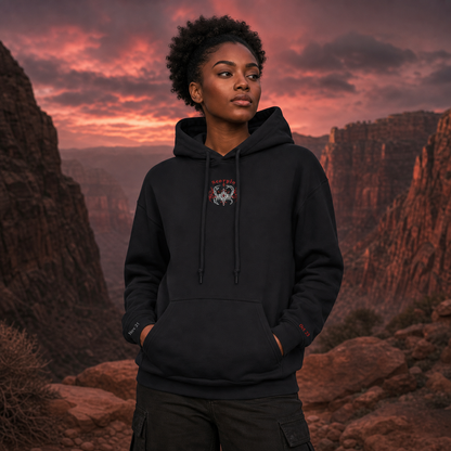 Scorpio Zodiac Hoodie in Black – Bright Future product image