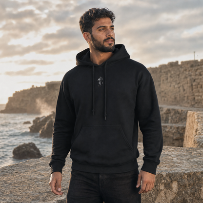 Seahorse Hoodie in Black – Bright Future product image
