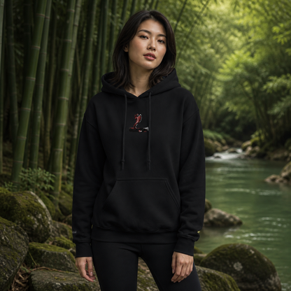 Snake Chinese Zodiac Hoodie in Black – Bright Future product image