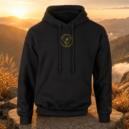Solar Plexus Chakra Hoodie in Black – Bright Future product image