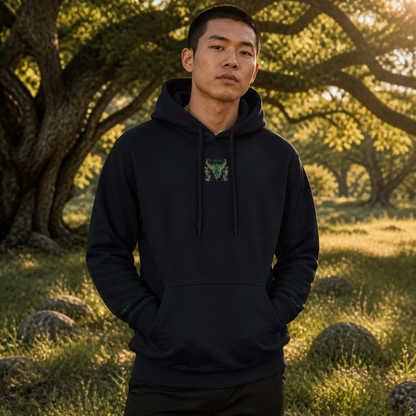 Taurus Zodiac Hoodie in Black – Bright Future product image