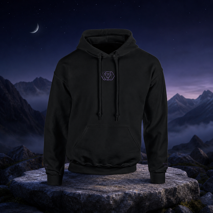 Third Eye Chakra Hoodie in Black – Bright Future product image