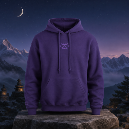 Third Eye Chakra Hoodie in Purple – Bright Future product image
